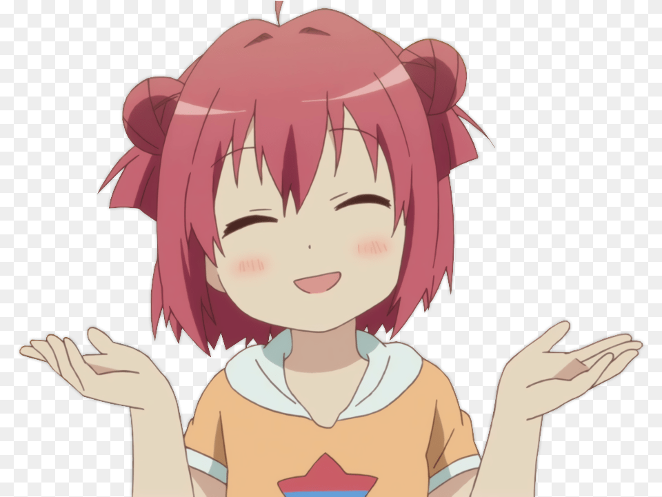 Shrugging Anime Girl, Baby, Person, Face, Head Free Png Download