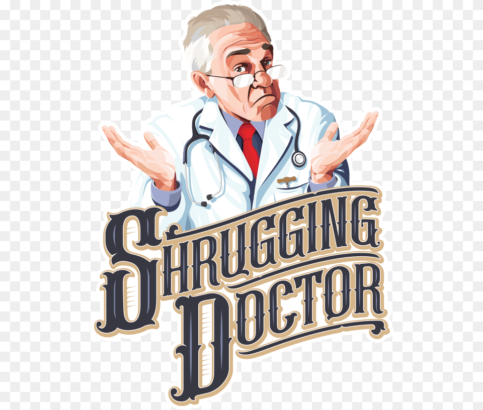 Shrugging Doctor, Clothing, Coat, Man, Adult Free Png Download