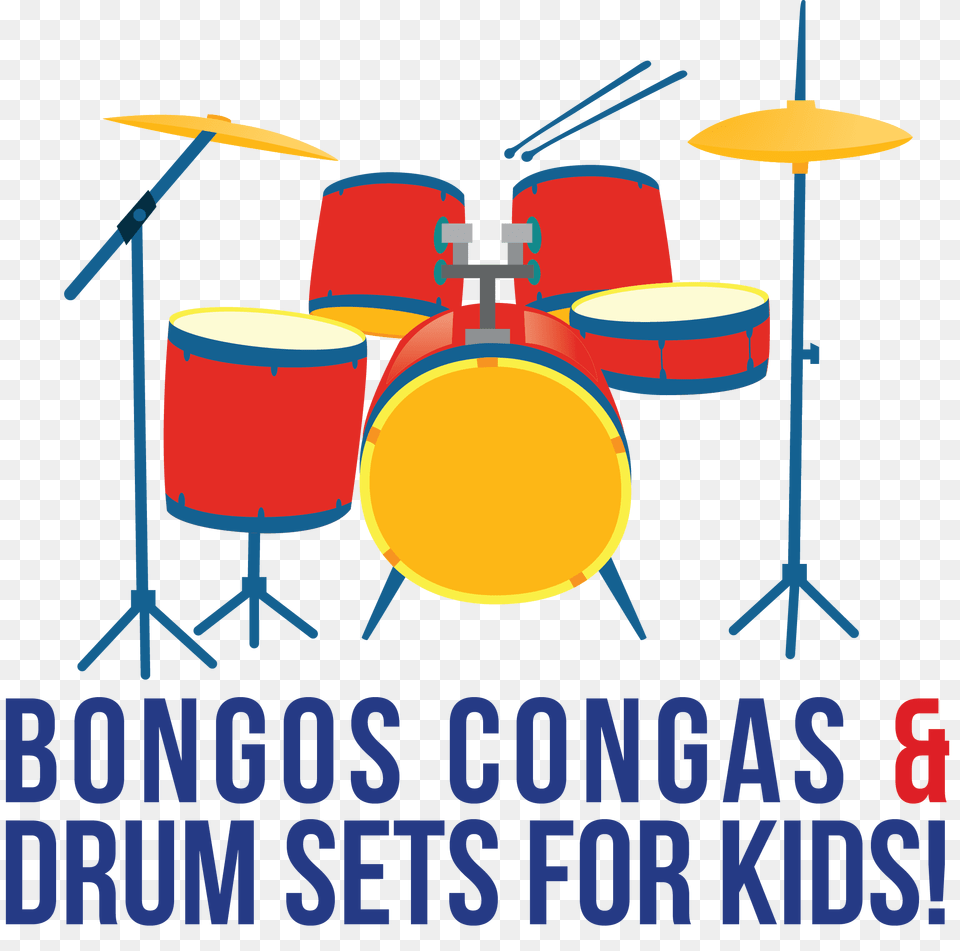 Shtik Junior Drum Set Drum Sets, Musical Instrument, Percussion, Tape Free Png Download