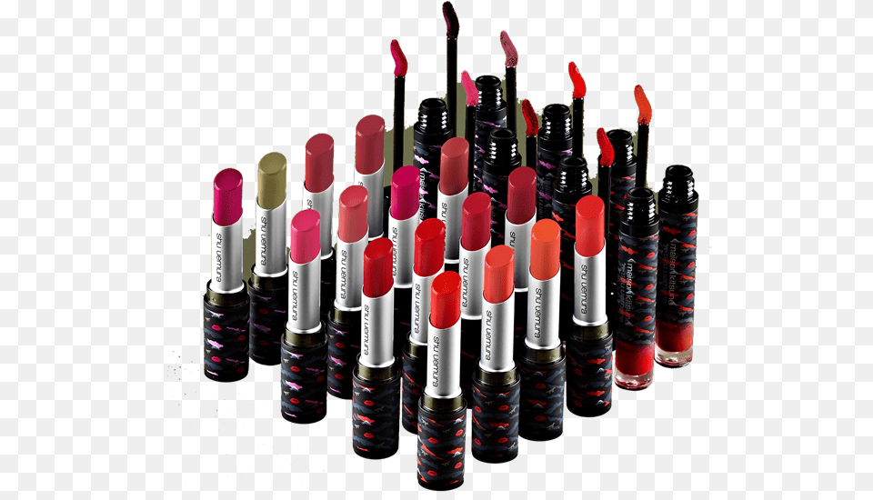 Shu Uemura Maison Kitsune Swatch Lipstick, Cosmetics Free Transparent Png
