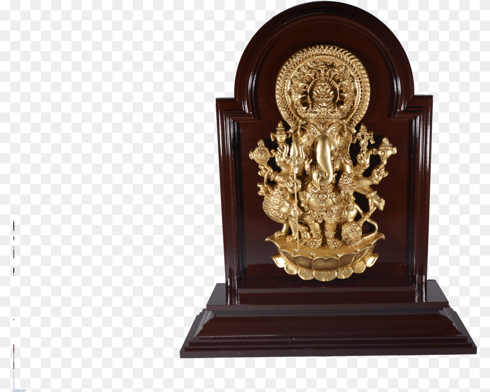 Shubha Drishti Ganapathy Wall Hanging And Tabletop Ganesha, Furniture, Bronze, Throne Free Transparent Png