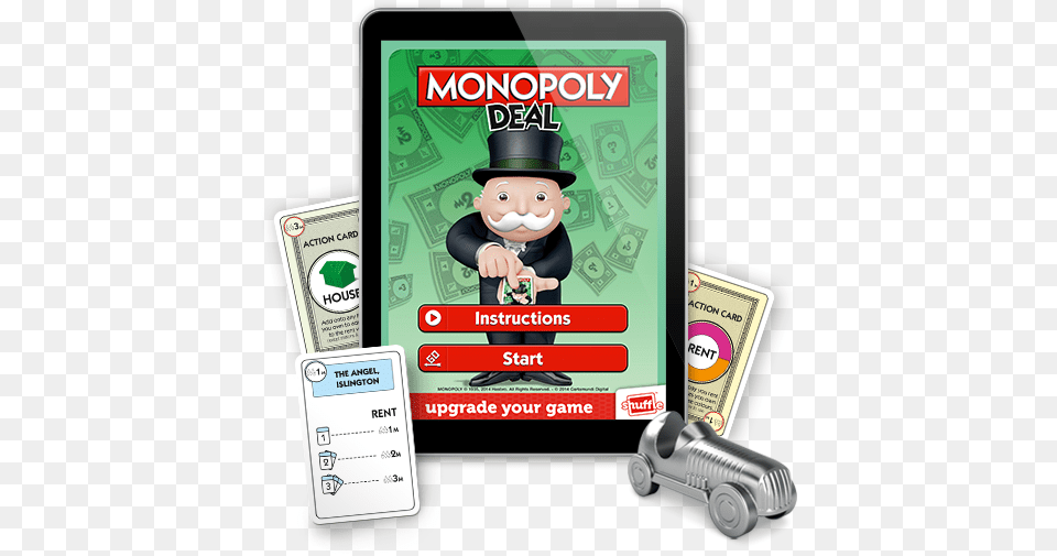 Shuffle Monopoly Deal Card Game Monopoly, Baby, Person, Text, Advertisement Free Transparent Png