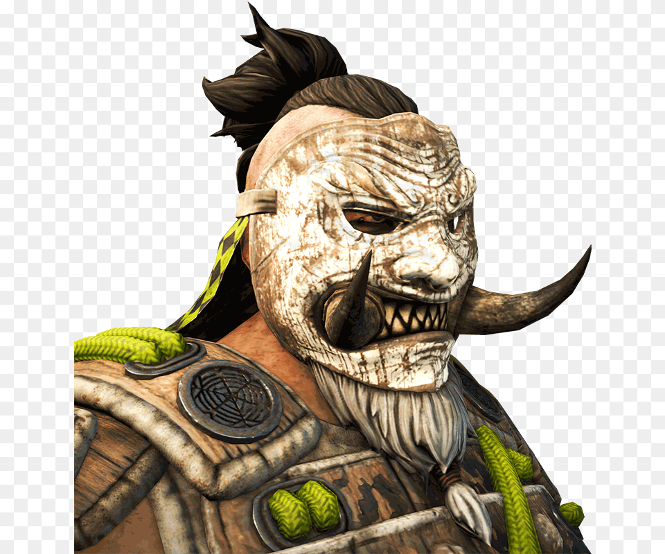 Shugoki Mask For Honor, Adult, Male, Man, Person Free Transparent Png