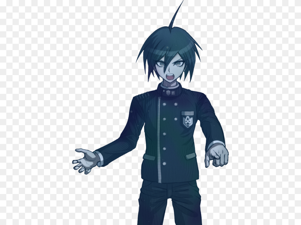 Shuichi Saihara Sprites Angry, Book, Comics, Publication, Adult Free Png