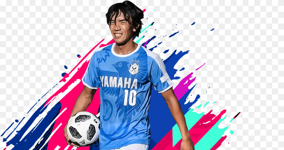 Shunsuke Nakamura Player Fifa 19 Shunsuke Nakamura, T-shirt, Ball, Clothing, Sport Free Transparent Png