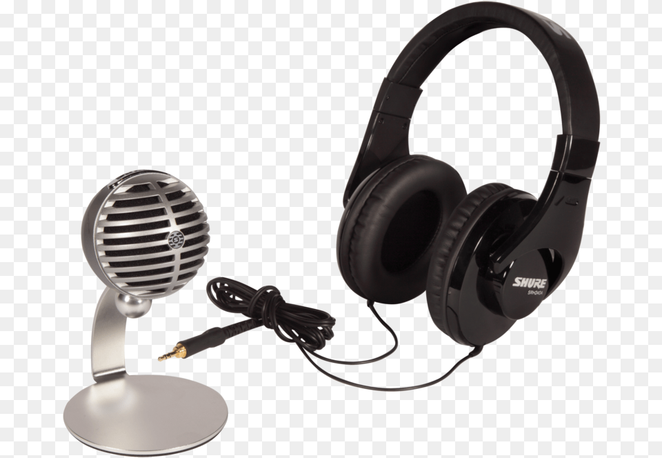 Shure, Electrical Device, Microphone, Electronics, Headphones Free Png