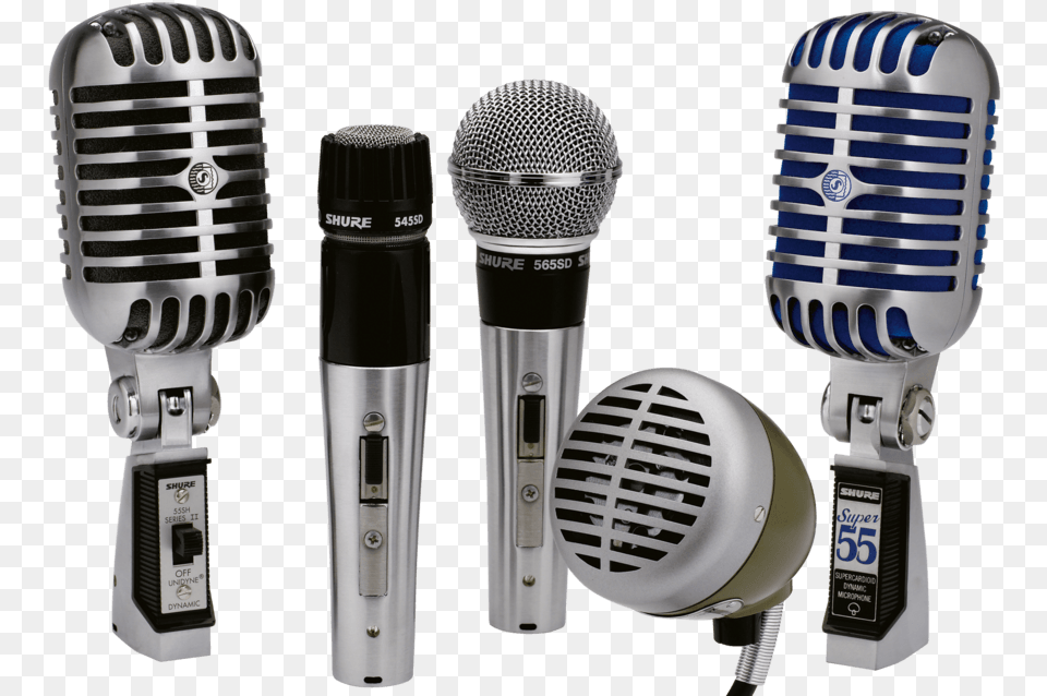 Shure Super 55 Deluxe Mic, Electrical Device, Microphone Free Transparent Png