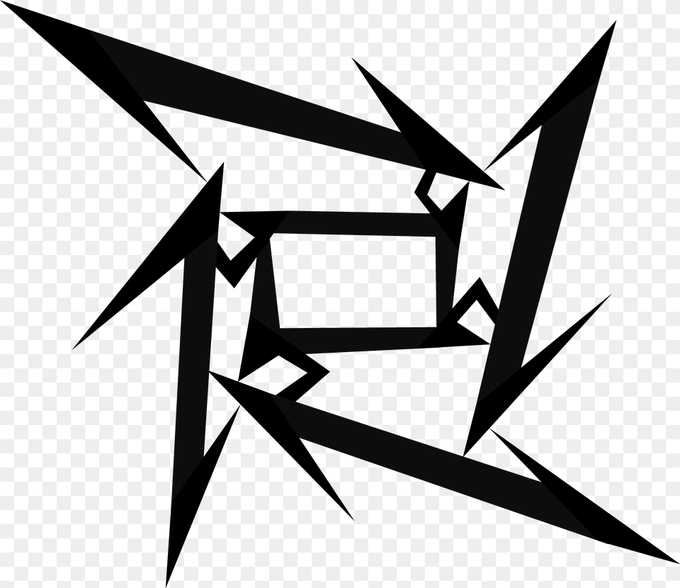 Shuriken Ninja Logo Transprent Free Metallica Logo, Symbol, Lighting Png Image