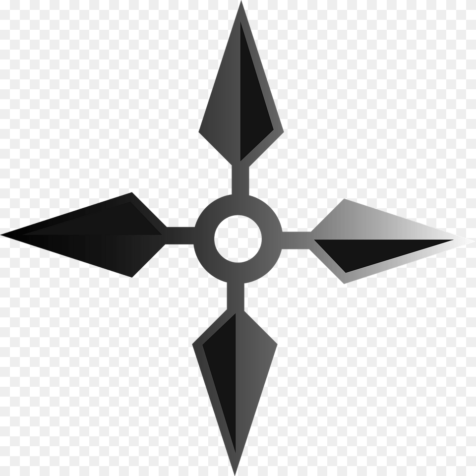 Shuriken Weapon Chinese Throwing Star Clipart, Cross, Symbol Free Png Download