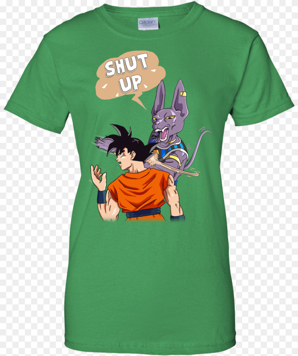 Shut Up Goku And Beerus Meme Dbz Dragon Ball Best Selling T, Clothing, T-shirt, Person, Face Free Transparent Png