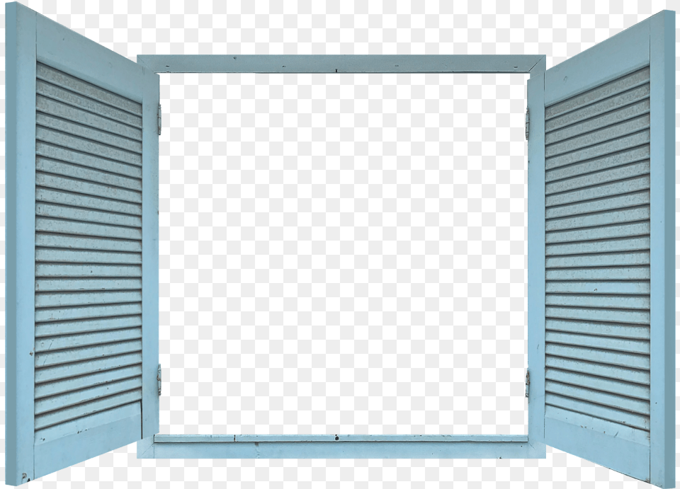 Shutters Open Blue Wooden Window From The Gallery Open Window With Shutters, Curtain, Shutter, Home Decor Free Transparent Png