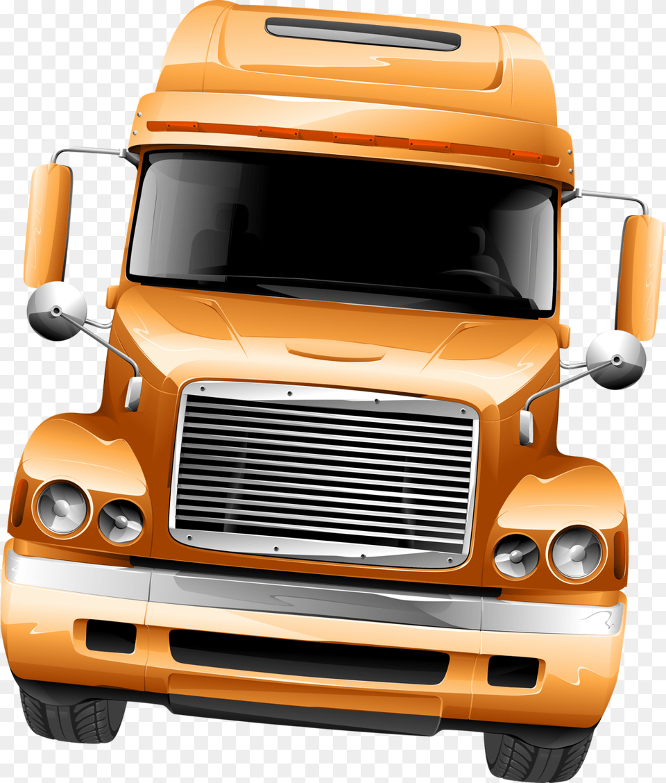 Shutterstock Clipart Transportation, Trailer Truck, Truck, Vehicle, Bumper Free Png Download