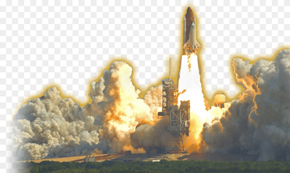 Shuttle Launch Download Rocket Powerpoint Background, Aircraft, Spaceship, Transportation, Vehicle Png
