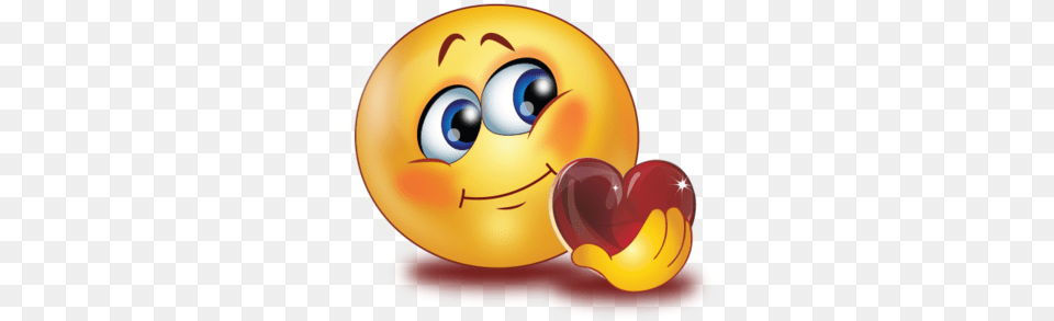 Shy Big Glossy Red Heart Emoji Emoji Gif, Food, Fruit, Plant, Produce Free Transparent Png