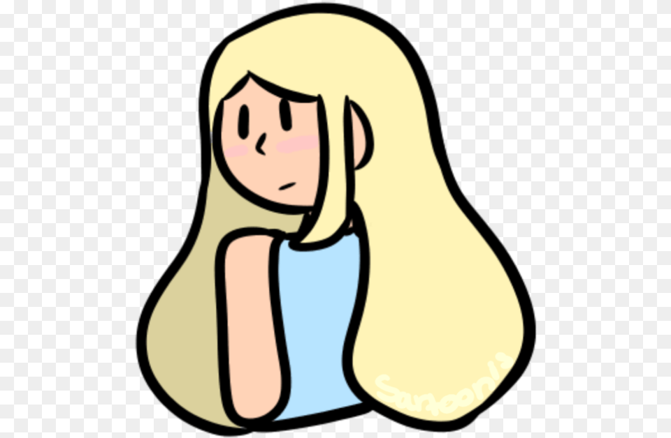 Shy Girl By Sartoonis Clip Art, Face, Head, Person, Adult Free Png