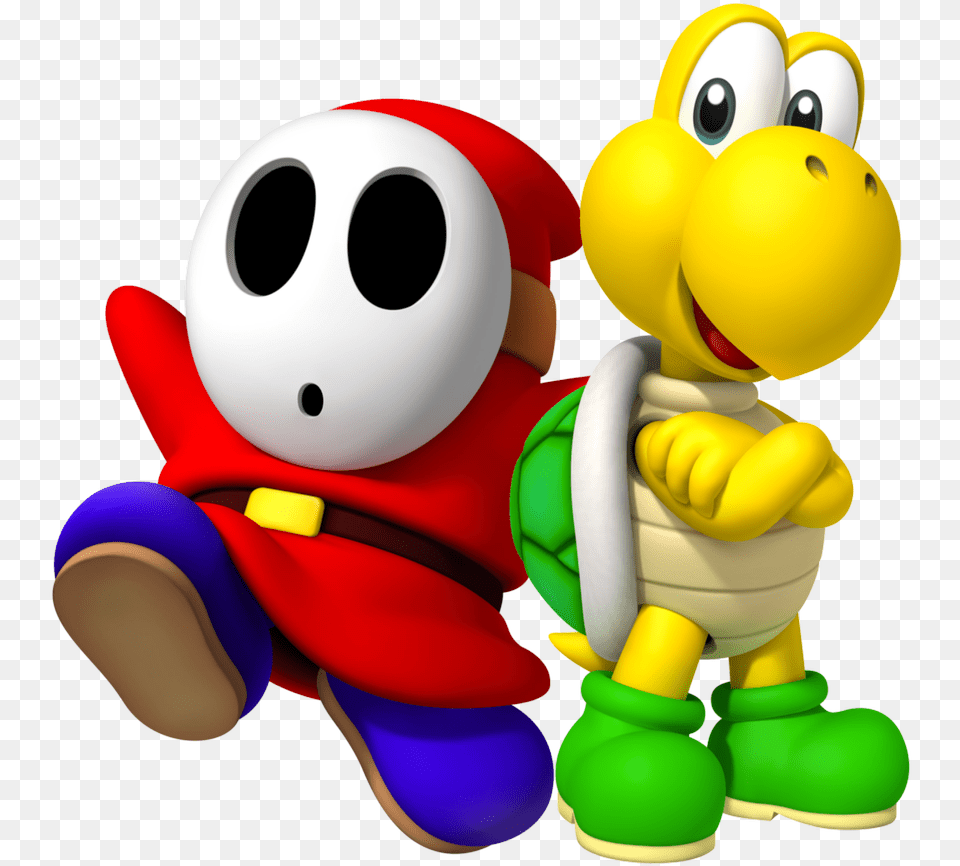 Shy Guy And Koopa Troopa, Toy, Baby, Person Free Png