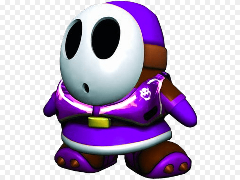 Shy Guy Mario Strikers Charged, Robot, Toy, Purple Free Png Download