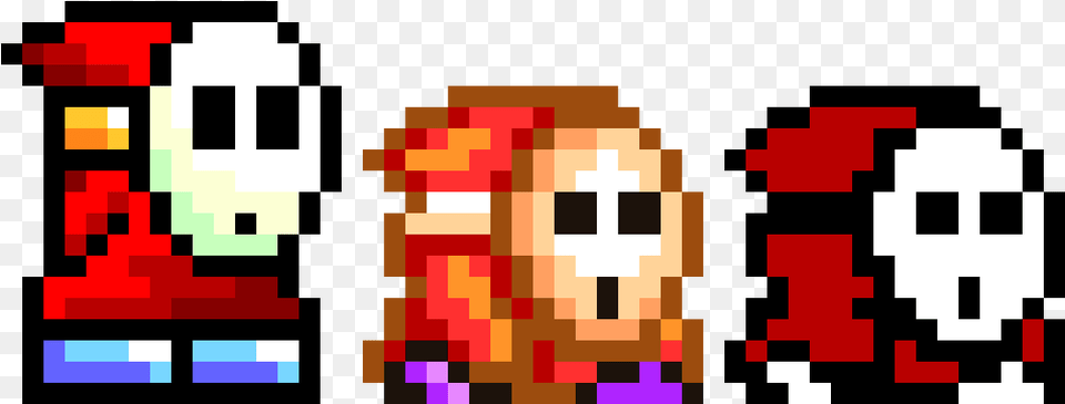 Shy Guy Pixel Art Pixel Art Mario Boo, Graphics, Scoreboard, Qr Code Free Png