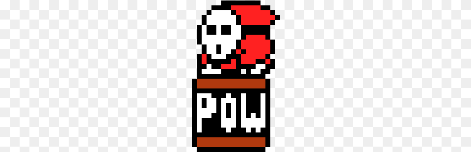 Shyguy Pow Block Mario Pixel Art Png Image