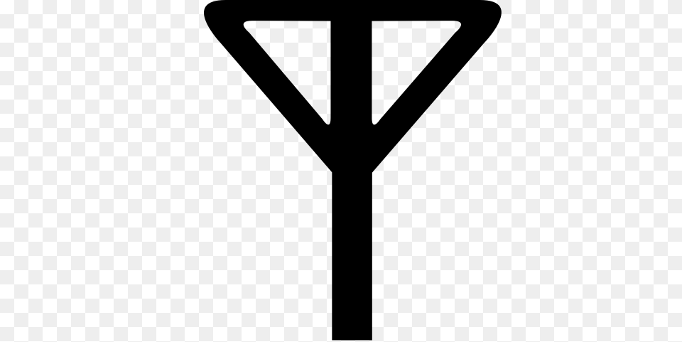 Si Glyph Antenna Glyph Glyphicon Icon With And Vector Format, Gray Png Image