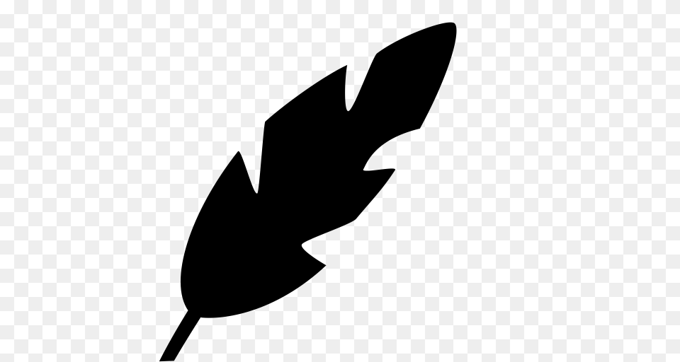 Si Glyph Feather Icon With And Vector Format For, Gray Free Png