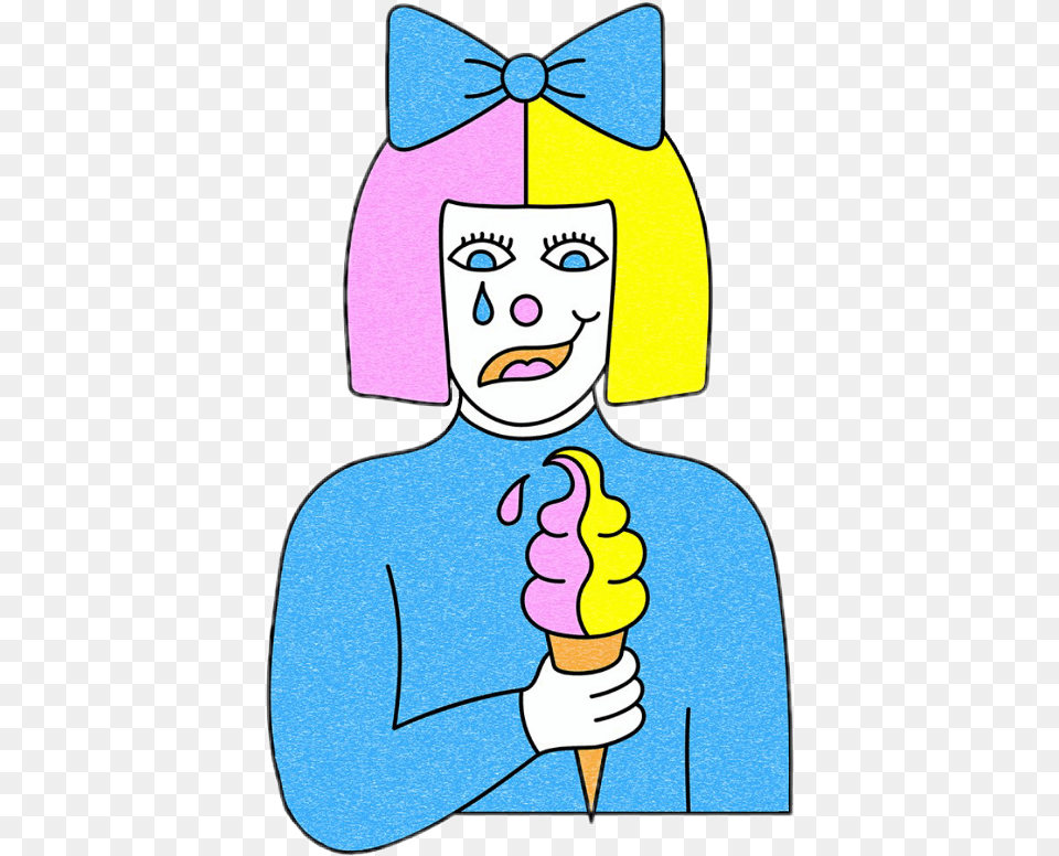 Sia Lsd Genius Clipart Download Lsd Genius Ft Sia Diplo Labrinth, Cream, Dessert, Food, Ice Cream Free Transparent Png