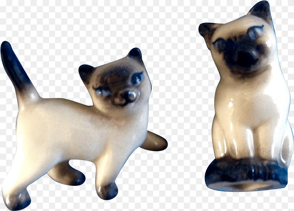 Siamese, Figurine, Animal, Cat, Mammal Free Png