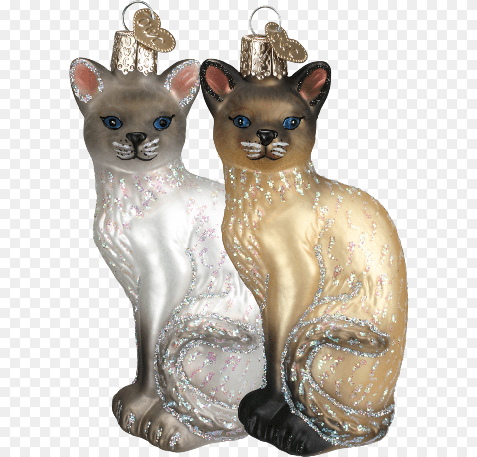 Siamese Cat Christmas Ornament, Animal, Pet, Mammal, Toy Free Transparent Png