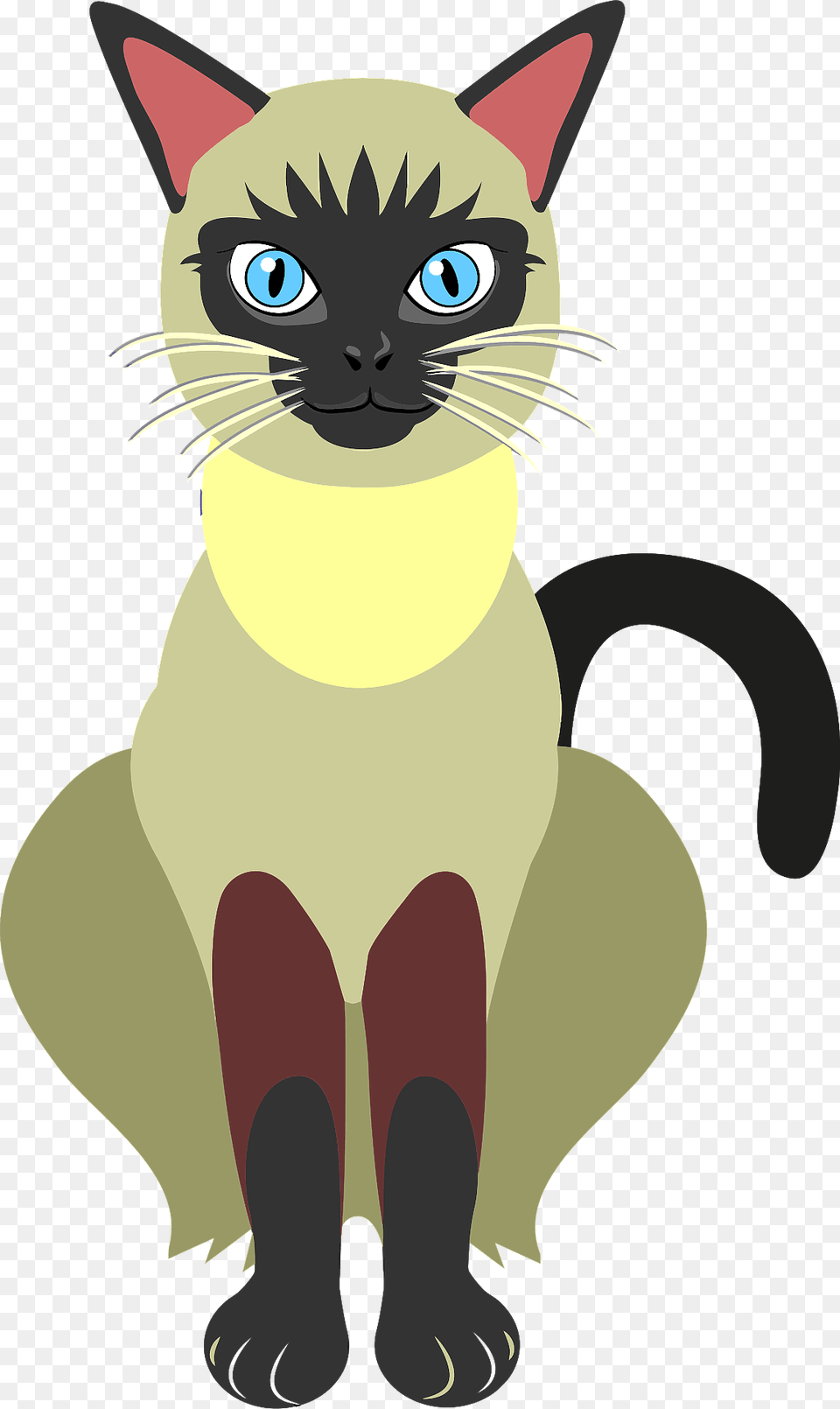 Siamese Cat Clipart, Animal, Mammal, Pet, Person Free Png Download