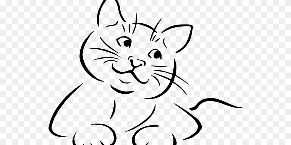 Siamese Cat Clipart Face Cat Face Line Art, Gray Png