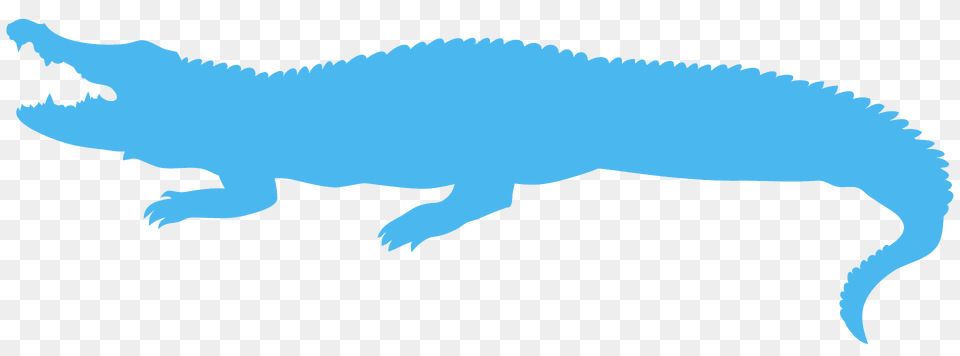 Siamese Crocodille Silhouette, Animal, Reptile, Crocodile, Fish Png