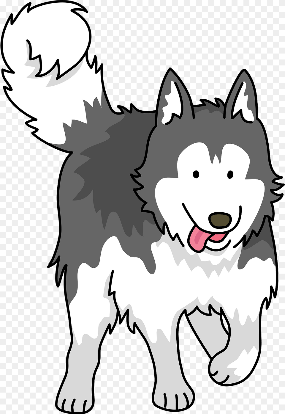 Siberian Husky Dog Clipart, Animal, Canine, Mammal, Pet Free Transparent Png