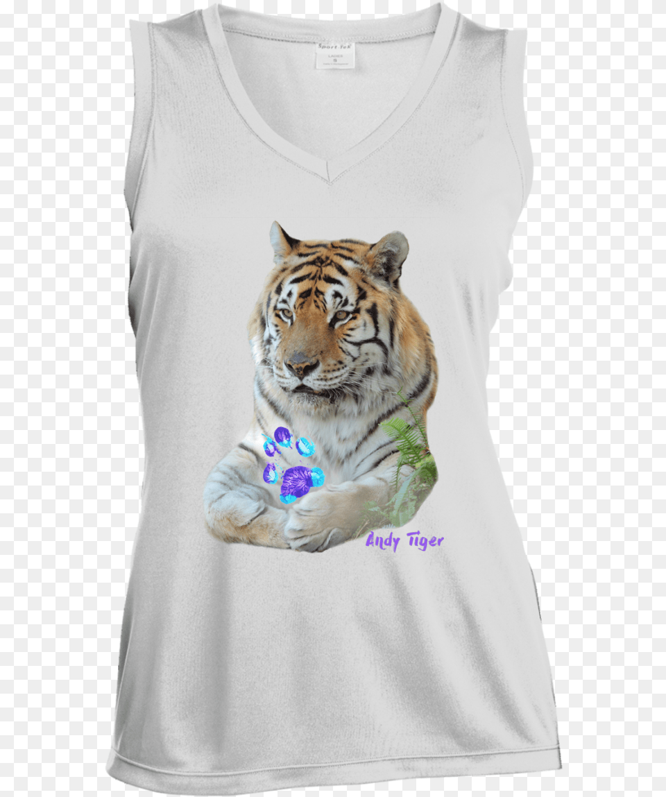 Siberian Tiger, Clothing, T-shirt, Animal, Mammal Free Png Download
