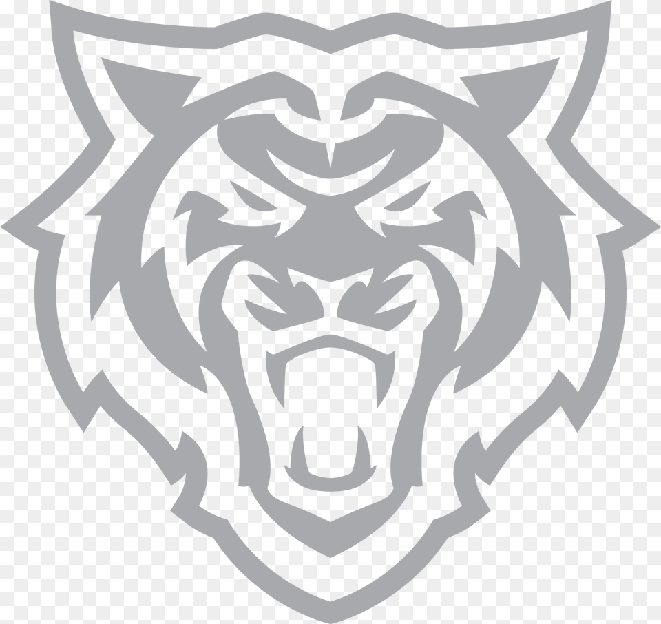 Siberian Tiger, Emblem, Symbol, Logo, Stencil Png Image