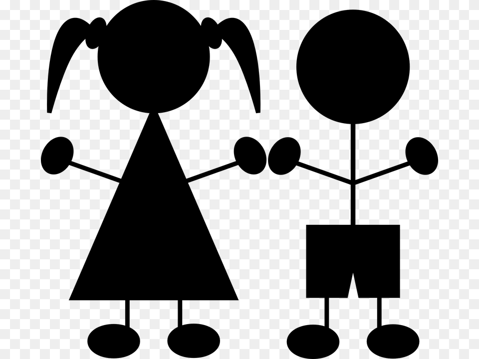 Siblings Black And White Transparent Siblings Black And White, Gray Free Png Download