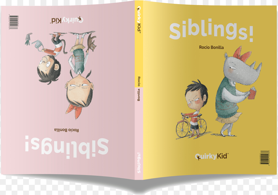 Siblings By Quirky Kidsrc Cdn Little Bro Big Sis By Rocio Bonilla, Book, Publication, Transportation, Bicycle Free Png