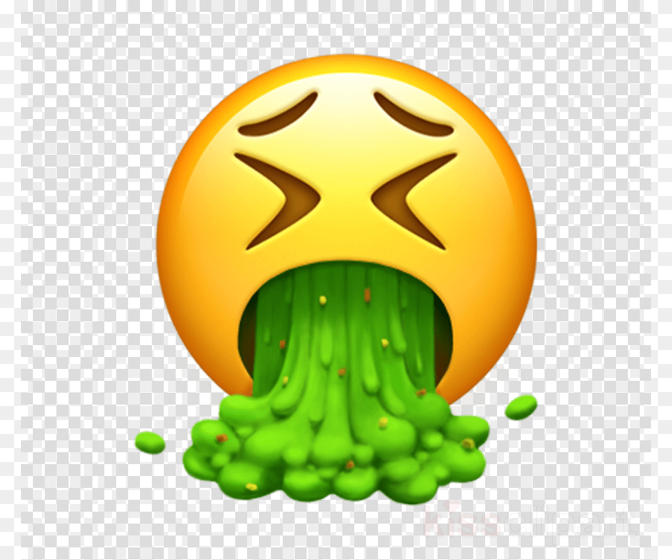 Sick Emoji Clipart Apple Color Emoji Iphone Emojis Iphone Ios, Ball, Sport, Tennis, Tennis Ball Free Transparent Png