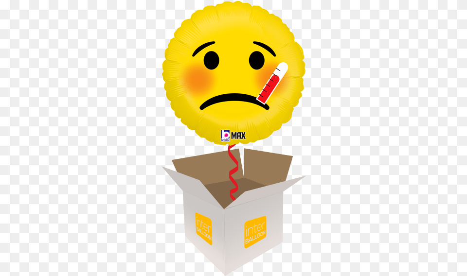 Sick Emoji Toast On Your Birthday, Box, Cardboard, Carton Free Png