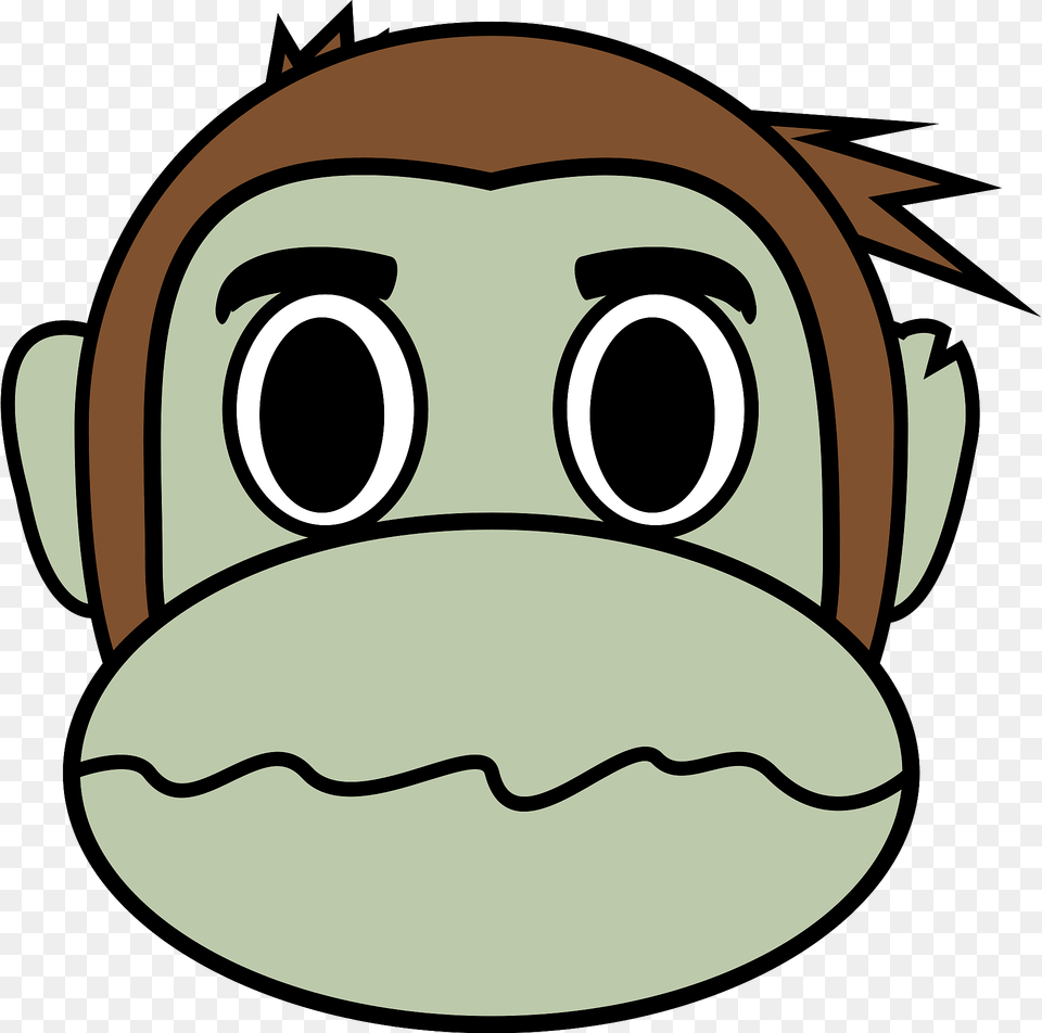 Sick Monkey Face Clipart, Ammunition, Grenade, Weapon Png Image