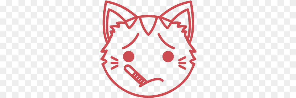 Sick Pee Poop Purr Cat Angry Face Icon, Sticker, Person, Animal, Mammal Png Image