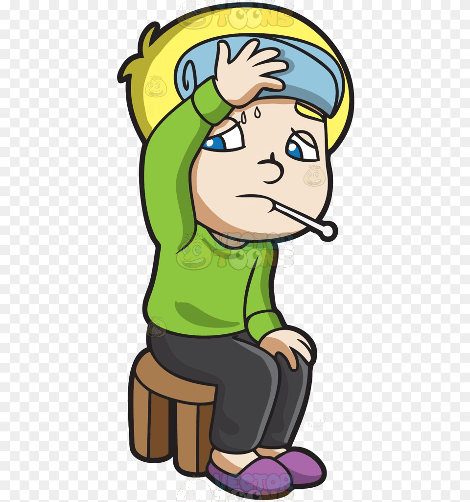 Sick Person Cartoon Ill Collection Transparent, Baby, Face, Head Png