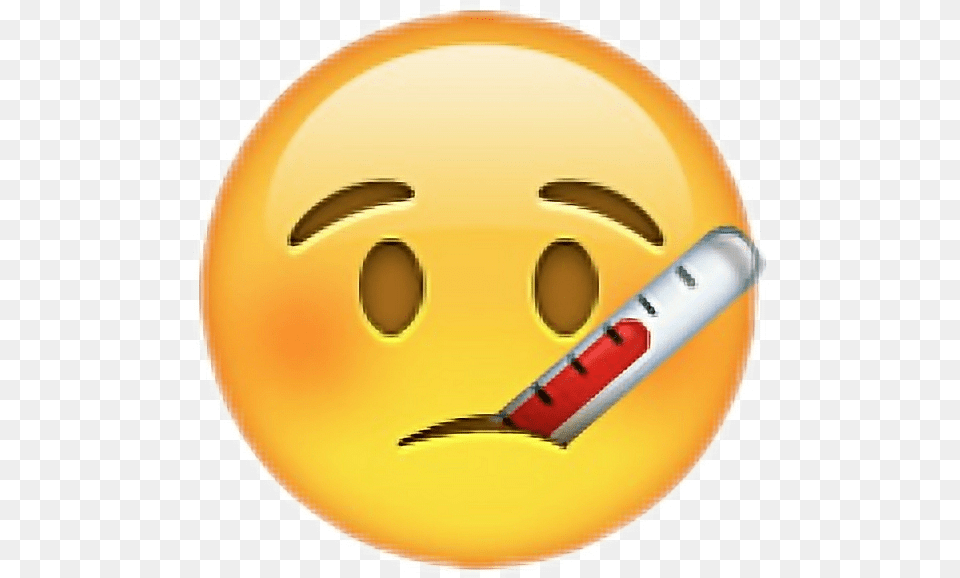 Sick Temperature Iphoneemoji Emoji Iphonegang, Helmet Png Image