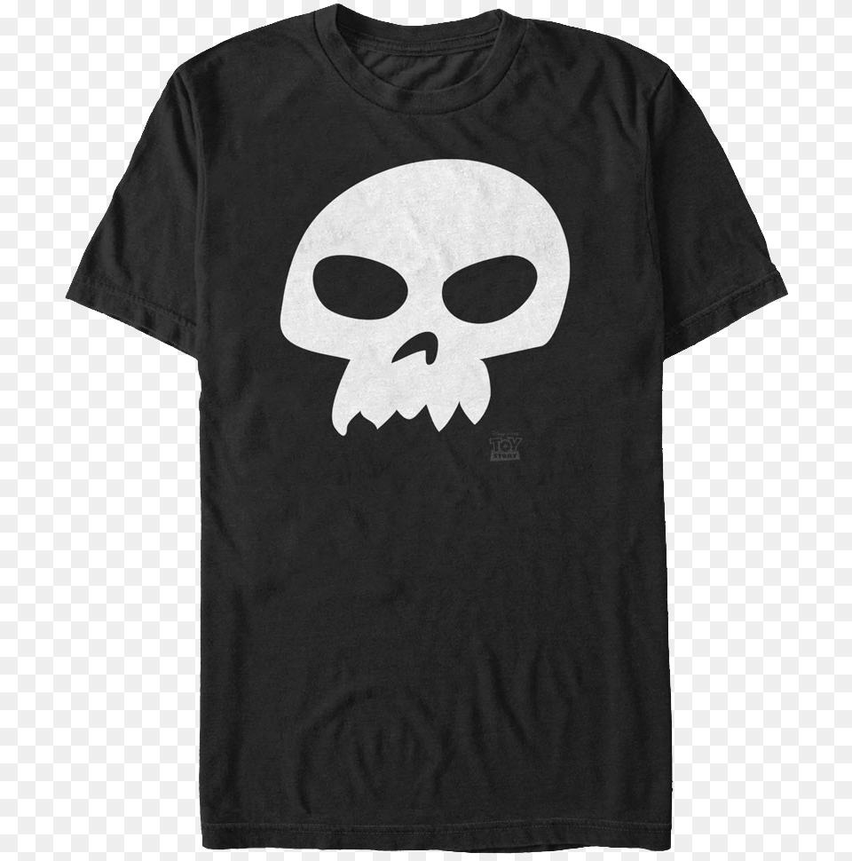 Sid Skull Toy Story T Shirt T Shirt, Clothing, T-shirt Free Transparent Png