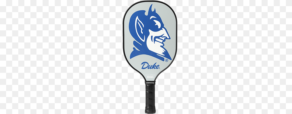 Side 1 Duke Blue Devil Logo, Racket, Smoke Pipe, Sport, Tennis Free Png Download