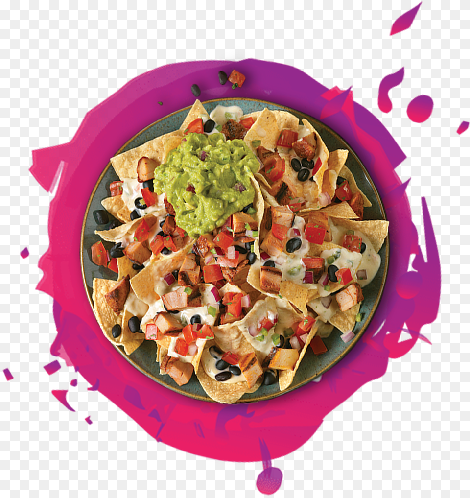 Side Dish, Food, Snack, Nachos, Plate Free Png
