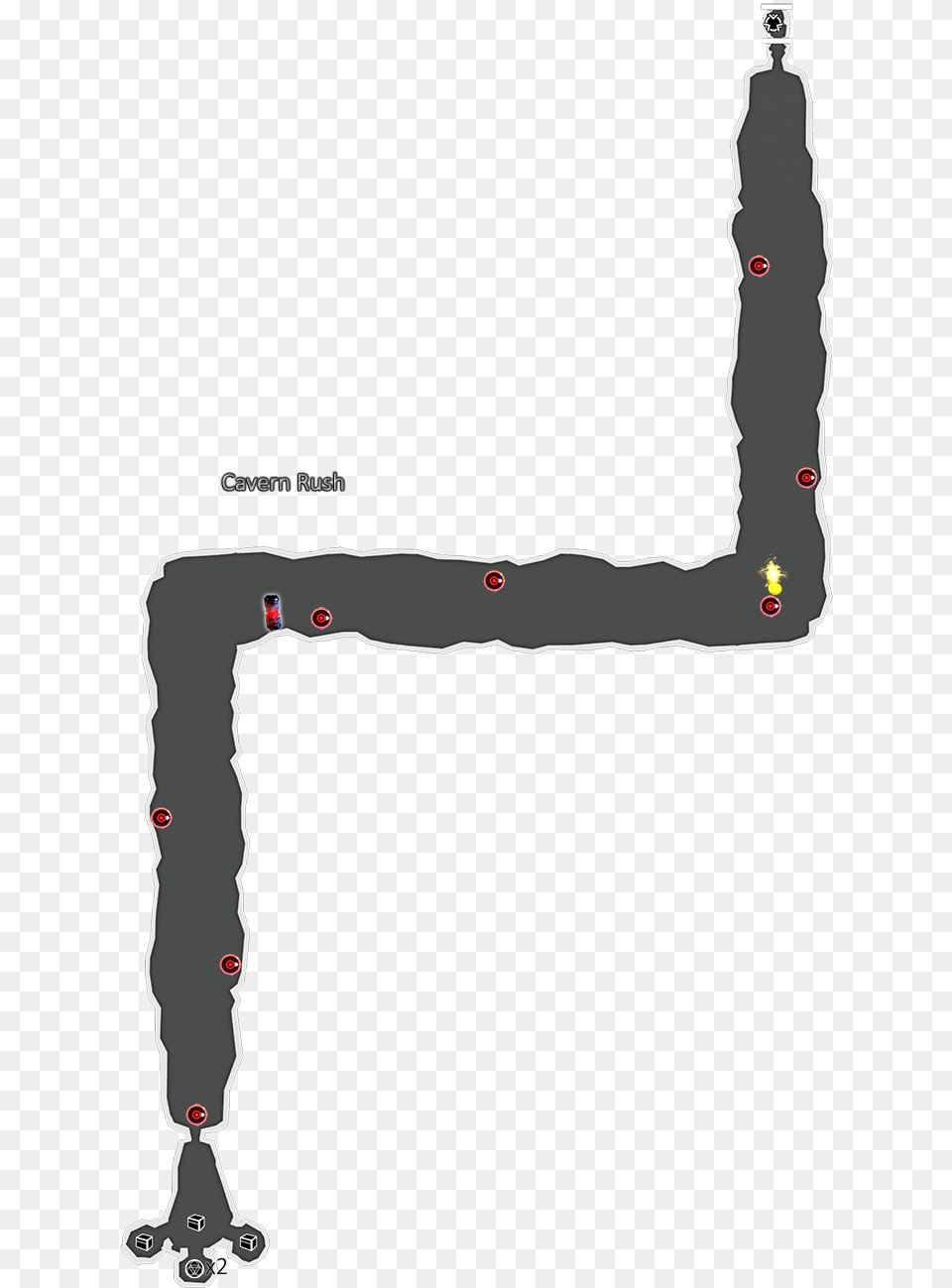 Side Dungeons Recore Cavern Rush, Chart, Plot, Ice, Outdoors Free Png