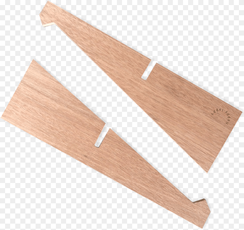 Side Of Wooden Laptop Stand Plywood, Wedge, Wood Free Png