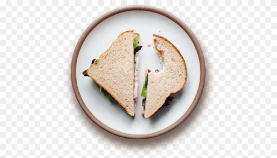 Side Plate Sandwich, Food, Lunch, Meal, Bread Free Transparent Png
