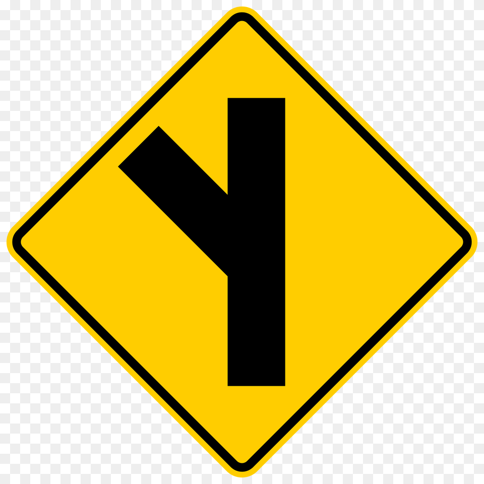 Side Road, Sign, Symbol, Road Sign Png