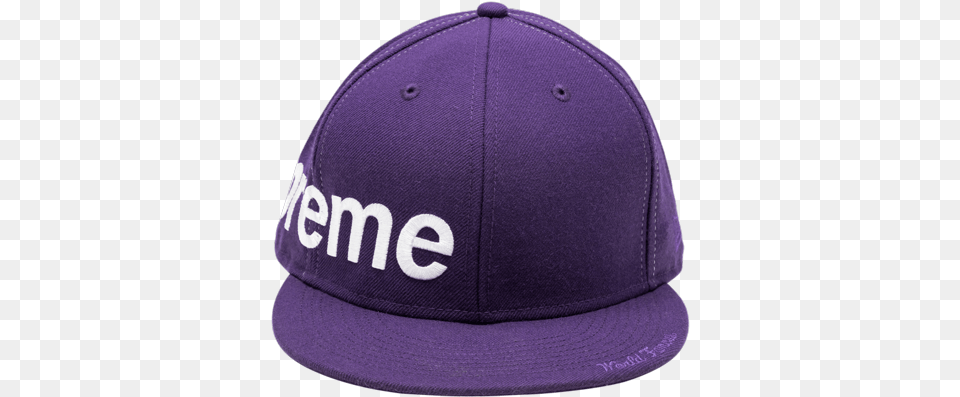 Side Supreme Logo Baseball Cap, Baseball Cap, Clothing, Hat Free Transparent Png